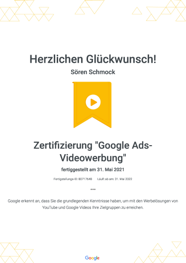 Goolge Ads-Videowerbung